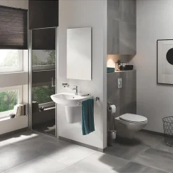 Grohe - Cuvette WC suspendue Bau Ceramic - Porcelaine vitrifiée - Rimless - Chasse 3 6 litres