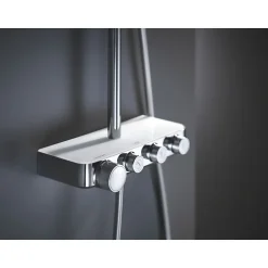 GROHE Colonne de douche XXL thermostatique Euphoria SmartControl System 310 Blanc/chromé 26507LS0