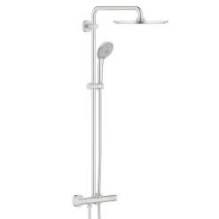 Grohe EUPHORIA SYSTEM XXL 310 - Système de douche thermostatique pour montage mural, SuperSteel (26075DC0)