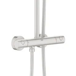 Grohe EUPHORIA SYSTEM XXL 310 - Système de douche thermostatique pour montage mural, SuperSteel (26075DC0)
