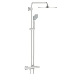 Grohe EUPHORIA SYSTEM XXL 310 - Système de douche thermostatique pour montage mural, SuperSteel (26075DC0)