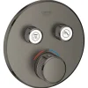 Grohe Grohtherm SmartControl Façade avec Mitigeur Thermostatique pour installation encastrée, 2 sorties (29119AL0)