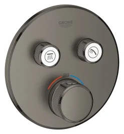 Grohe Grohtherm SmartControl Façade avec Mitigeur Thermostatique pour installation encastrée, 2 sorties (29119AL0)