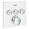 GROHE Grotherm Smartcontrol thermostatique encastré 3 sorties, blanc 29157LS0