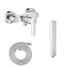 GROHE Mitigeur de douche Start 2021 monocommande avec douchette 1jet Vitalio Joy Cube et flexible 200cm