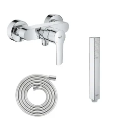 GROHE Mitigeur de douche Start 2021 monocommande avec douchette 1jet Vitalio Joy Cube et flexible 200cm