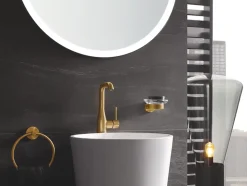 GROHE Mitigeur lavabo Essence Taille L Cool Sunrise brossé