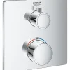 Grohe Mitigeur thermostatique de douche pour Bain/Douche, chrome (24079000)