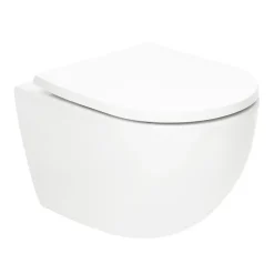 Grohe Pack WC Bâti-support autoportant Rapid SL + WC SAT Tornado sans bride + Abattant SoftClose + Plaque chrome (PROTORNADO1)
