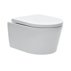 Grohe Pack WC Rapid SL + Cuvette sans bride SAT, fixations invisibles + Plaque Noir mat (RapidSL082-SATrimless-KF0)