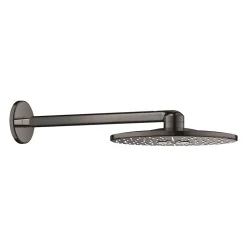 Grohe Rainshower Smartactive 310 Set de douche de tête ronde et bras 430mm, 2 jets, Hard graphite (26475A00)