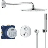 Grohe Set de douche Rainshower Cosmopolitan 310 avec thermostat encastré, chrome (34731000)