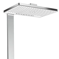 HANSGROHE Colonne de douche 460 2 jets avec mitigeur thermostatique blanc/chromé Rainmaker Select