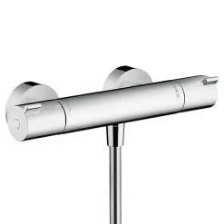Hansgrohe Ecostat Pack Mitigeur Thermostatique + Set de douche Crometta Vario avec porte-savon (13211000-Crometta2)