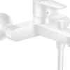 Hansgrohe Talis E Mitigeur bain/douche avec Limiteur de température, Blanc mat (71740700)