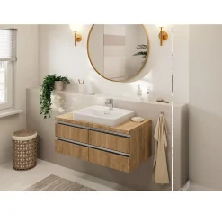 Hansgrohe Vernis Blend Mitigeur de lavabo, avec cartouche en céramique, sans tirette ni vidage, Chrome (71558000)
