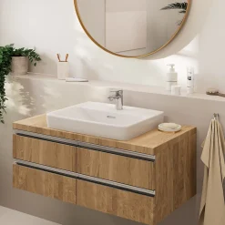 Hansgrohe Vernis Blend Mitigeur de lavabo 70 CoolStart avec tirette et vidage synthétique