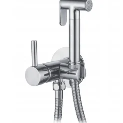 Invena Robinet Bidet Douchette Chrome Mural Monocommande