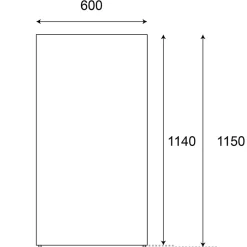 Jambage pour meuble lave-linge