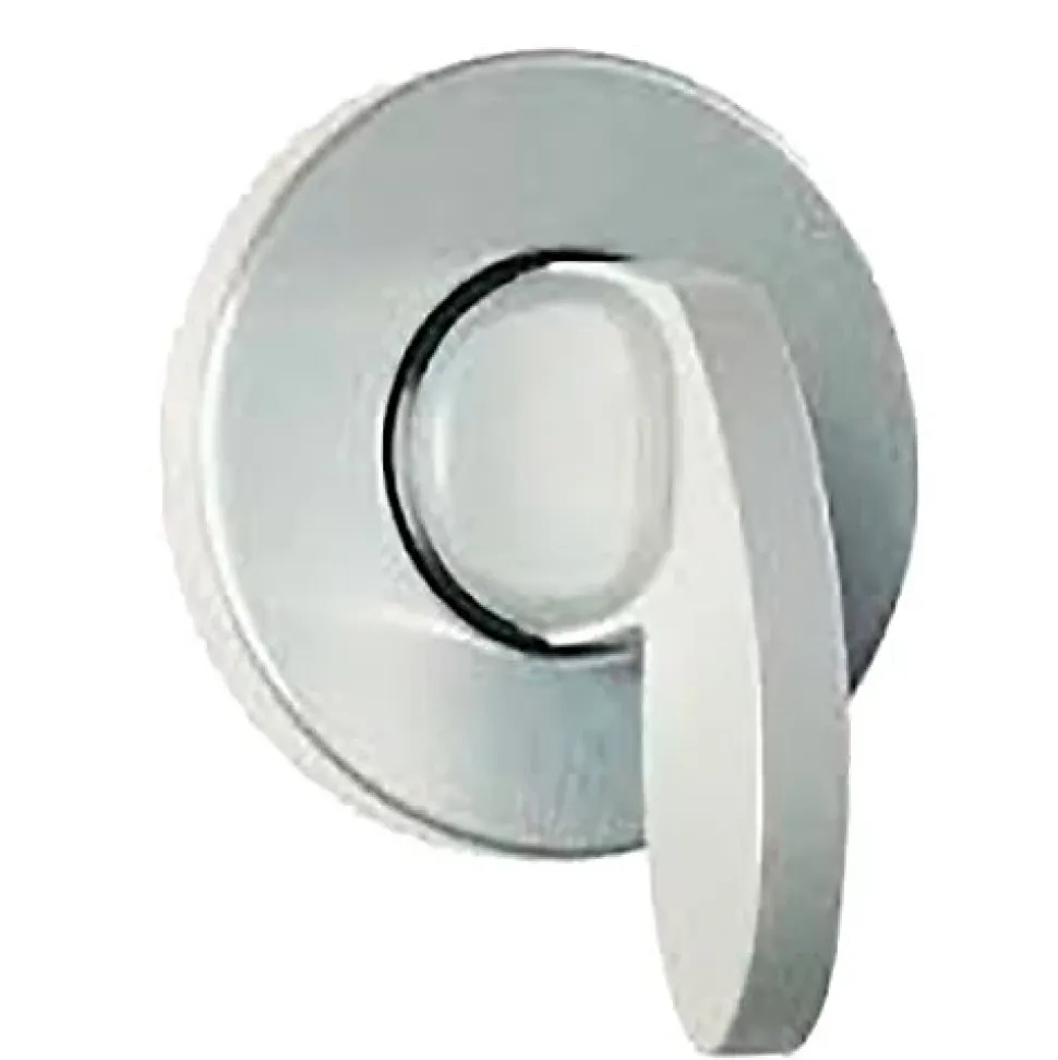 Jeu de rosace 6600 type perçage de 26.5mm excentré finition argent - VACHETTE - 13139