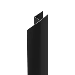 Joint à lèvre en 4 l.200 cm pour paroi de douche 6 mm, noir, Aurlane