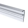 Joint d'étanchéité vertical de douche, 200 cm, transparent pour verre 6 mm
