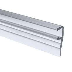 Joint d'étanchéité vertical de douche, 200 cm, transparent pour verre 6 mm