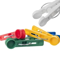 KADAX Pinces à Linge Pinces à Linge Grenouilles à Linge Colorées Rondes 20 pcs