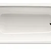 Kaldewei Eurowa 170 x 70 cm Baignoire droite 178 L en acier émaillé, sans pieds, blanc alpin (119800010001)