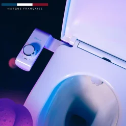 Kit Complet Toilette WC Japonaise Autonettoyante Robinet 3 Voies Inclu (Brevet Déposé) - Bidet Japonais Jet réglable