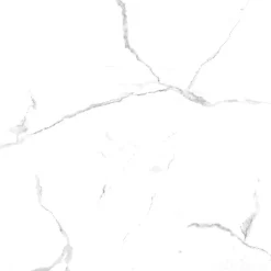 Kit de 2 Panneaux d'Habillage Décoratif Mural Douche, L120xl120x0.4 cm, finition marbre blanc, Mud White KOBERTIN