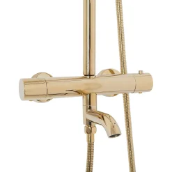 Kit de douche avec thermostat Lungo Gold