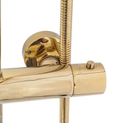 Kit de douche avec thermostat Lungo Gold