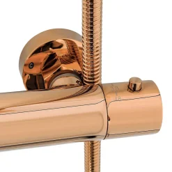 Kit de douche avec thermostat REA Lungo Rose Gold
