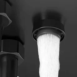 Kit De Douche Avec Thermostat Rea Rob Black