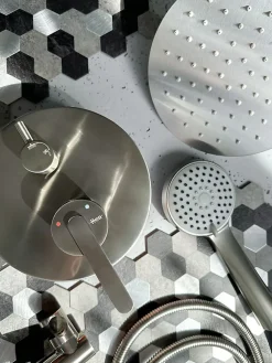 Kit De Douche Encastré Rea Ontario Brush Nickel