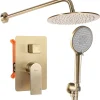 Kit De Douche Encastré Rea Verso Brush Gold + Box