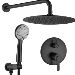Kit De Douche Encastré Rea Ontario Black