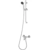 Kit de douche mécanique chrome GoodHome Blyth