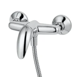 Kit de douche mécanique chrome GoodHome Blyth