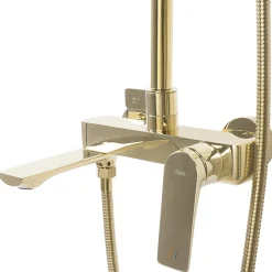 Kit De Douche Rea Avalon Gold 50X23X153Cm