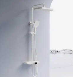 Kit De Douche Rea Bari White 37X31X100Cm