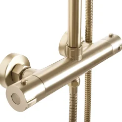 Kit De Douche Rea Bliss Thermostat Brush Gold 38,5X27,5X100Cm