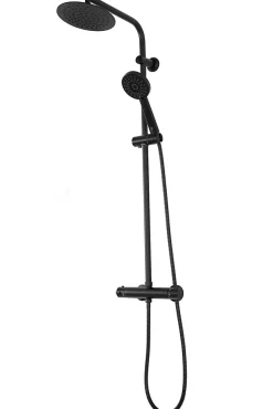 Kit De Douche Rea Bliss Thermostat Black 38,5X27,5X100Cm