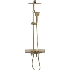 Kit De Douche Rea Bravo Brush Gold 45X40X105Cm