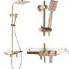 Kit De Douche Rea Bravo Gold 45X40X105Cm