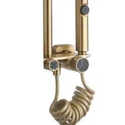 Kit De Douche Rea Helix Brush Gold 38X30X114,5Cm