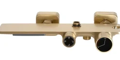 Kit De Douche Rea Helix Brush Gold 38X30X114,5Cm