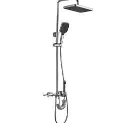 Kit De Douche Rea Helix Chrome 38X30X114,5Cm