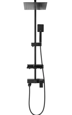 Kit De Douche Rea Jack Black 45X21,5X102Cm